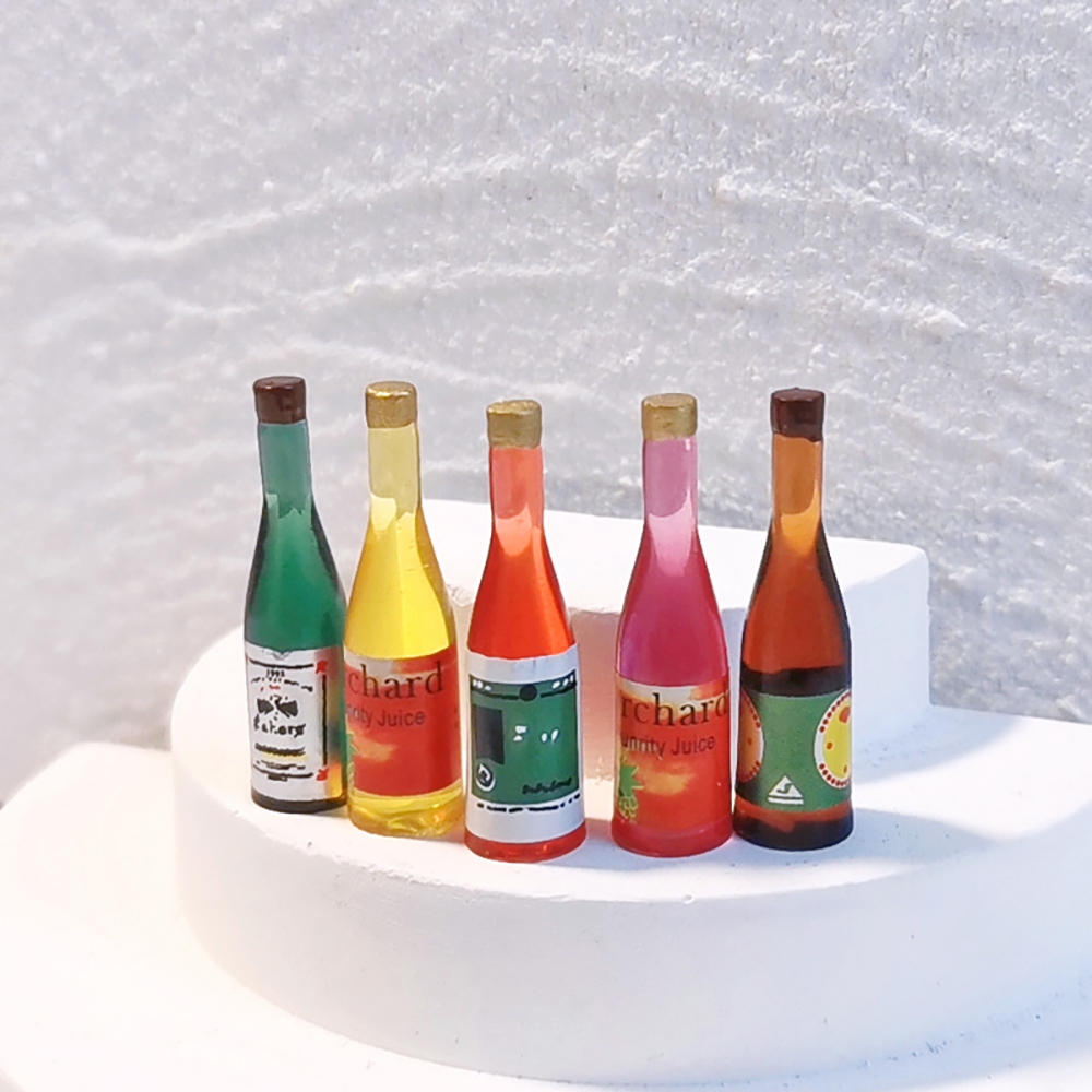 Wine Beer House - 5 Stuks 1/12 Poppenhuis Miniatuur Accessoires
