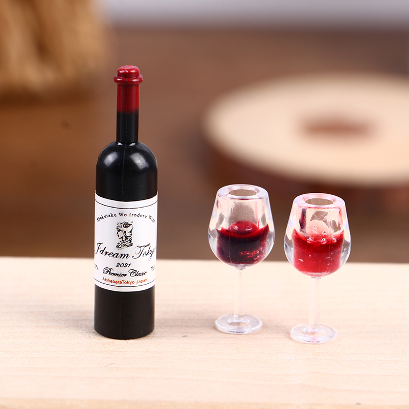 Wine Beer House - 5 Stuks 1:12 Poppenhuis Miniatuur Wijnbeker