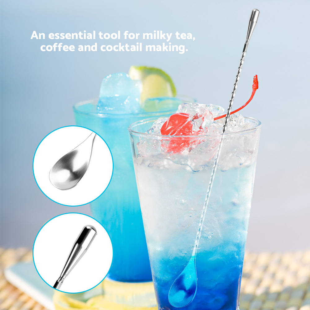 Bar Spoon Twisted - Bar-menglepel Barlepel Roestvrij staal Bar Wijn