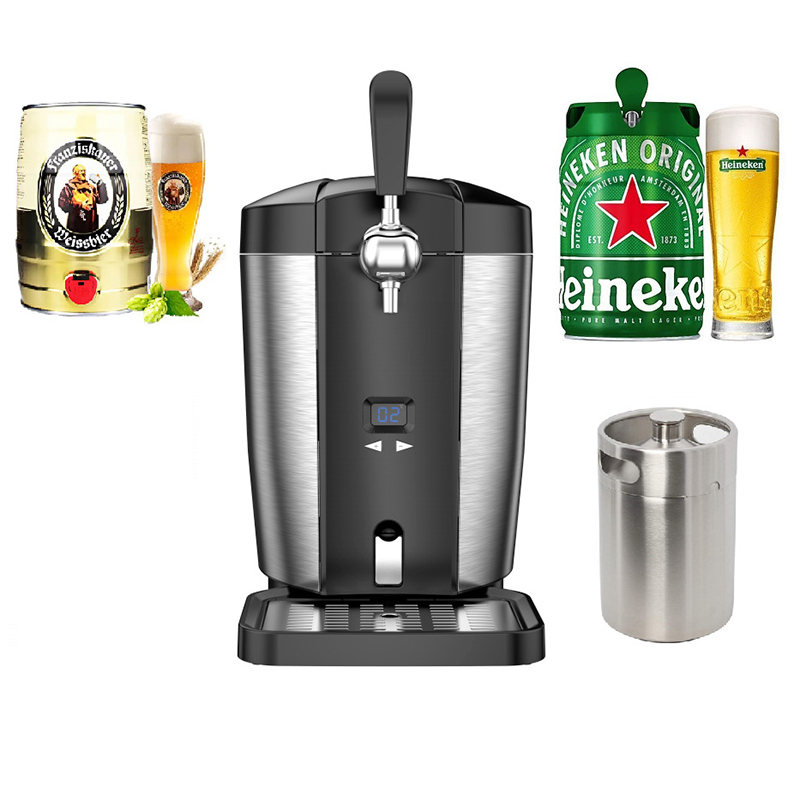5L RVS Mini Bierfustje Draagba - Wine Draft Beer recensie en prijs
